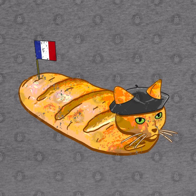 French Bread Cat Loaf by CCDesign